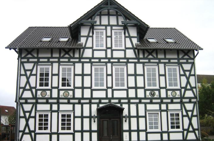 Fachwerkhaus-Fenster